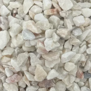 Gravier blanc rose 6-12