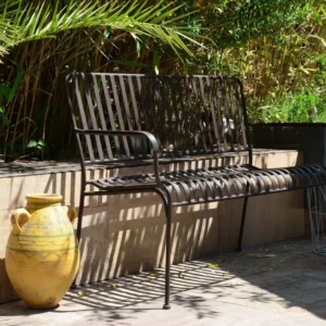 Banc en fer forgé MOZAÏK