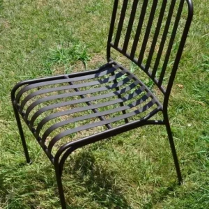 4 chaises en fer forgé MOZAÏK